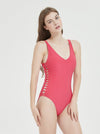 Elastic cut-out One-Piece Swimsuit