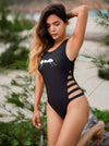 Sexy style cutouts one piece